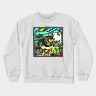 Ninja Green House Crewneck Sweatshirt